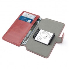 Puro Custodia Booklet Universale UNIWALLET4 | Rosso