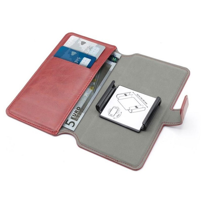 Puro UNIWALLET4 Universal Booklet Case | Red