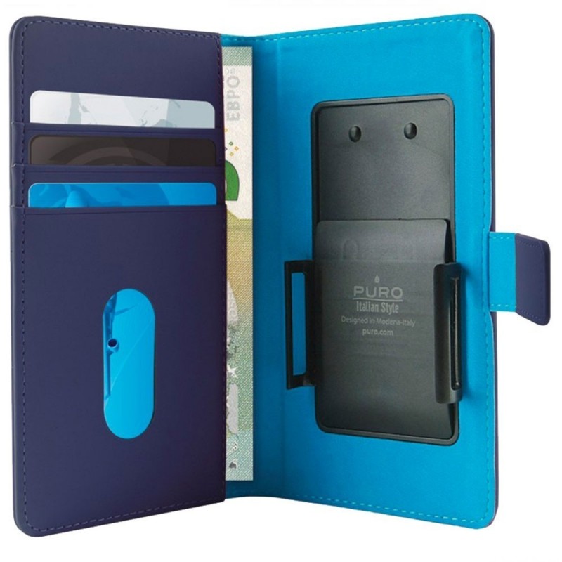Puro Custodia Universale UNIWallet Tg. L Blue