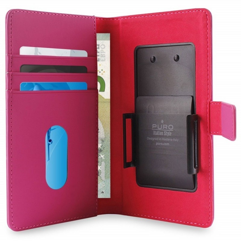 Puro UNIWallet Universal Case Size L Pink