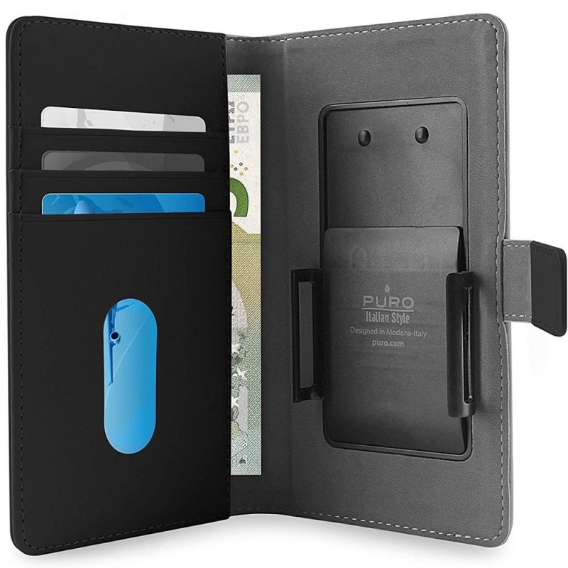 Puro Custodia Universale UNIWallet Tg. XL Nero