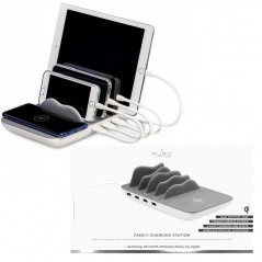 Scopri Puro Family Charging Station 4Usb 45W | Grigio in dettaglio
