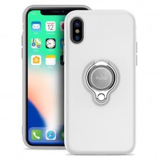 Acquista Puro Magnet Ring Cover per iPhone X,XS Bianco su Smartness