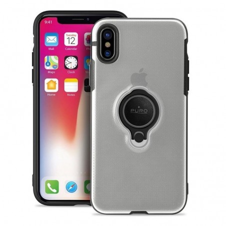 Compra Puro Magnet Ring Cover per iPhone X,XS Trasparente online