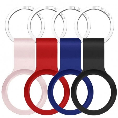 Discover Puro Liquid Silicone Keychain for Apple AirTag with Hook details