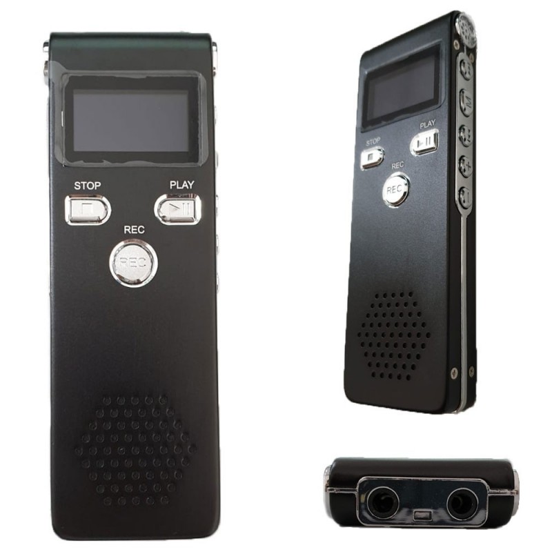 Registratore Vocale 8gb Digital Voice Recorder Professionale