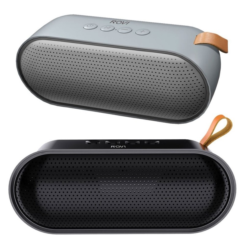 Photo of ROVI Wireless Speaker 3W RS01 Bluetooth Case With 1200mAh Battery | Black and Silver - Rovi