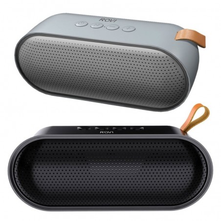 Immagine prodotto ROVI Speaker Wireless 3W RS01 Cassa Bluetooth Con Batteria 1200mAh | Nero e Silver
