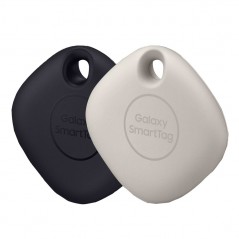Foto di Samsung 2 pezzi Galaxy SmartTag per Localizzare Oggetti | Nero e Beige - Samsung