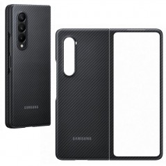 Photo of Samsung ARAMID Aramid Fiber Case Cover for Galaxy Fold3 5G | Black - Samsung