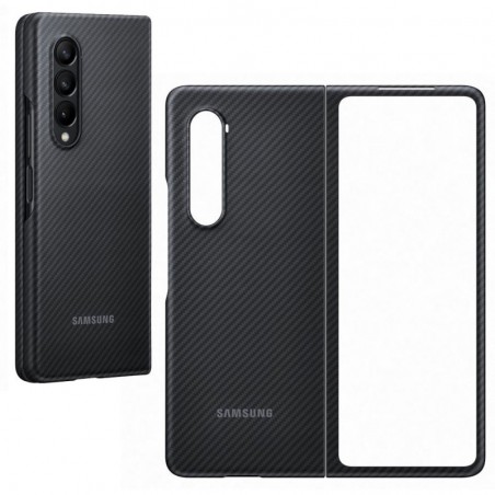 Photo of Samsung ARAMID Aramid Fiber Case Cover for Galaxy Fold3 5G | Black - Samsung