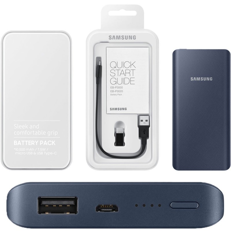 Samsung Battery Pack EB-P3000CN Type-C 10000mAh Navy Blue