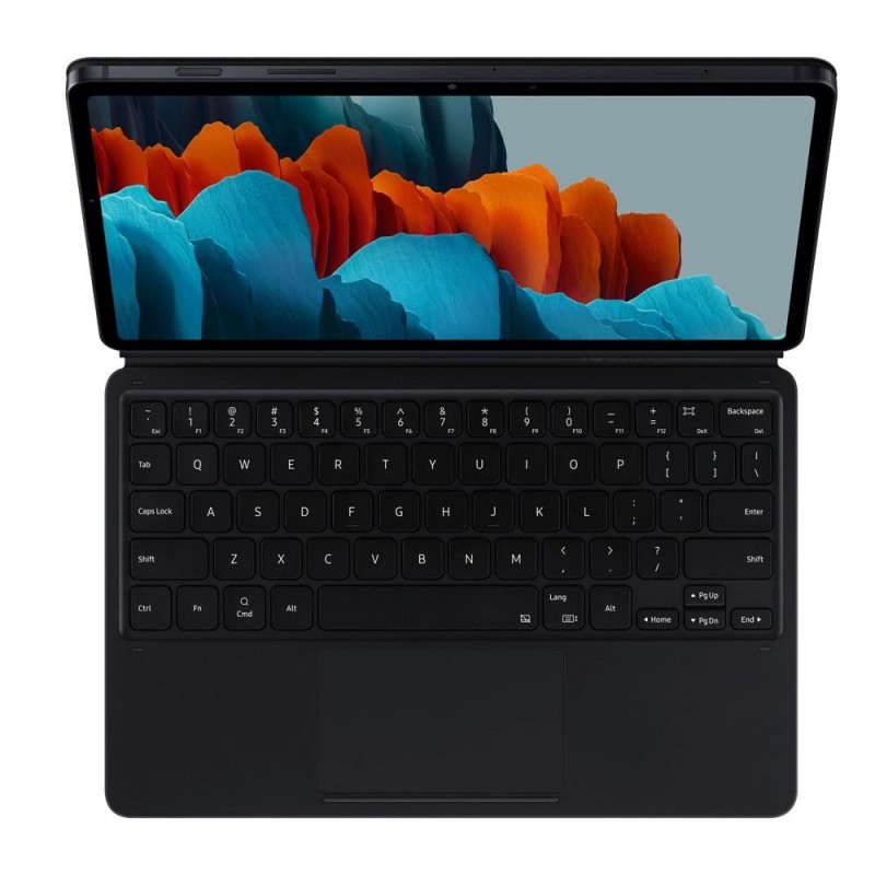 Samsung Book Cover Keyboard Per Galaxy Tab S7 11" T870 T875 Nero