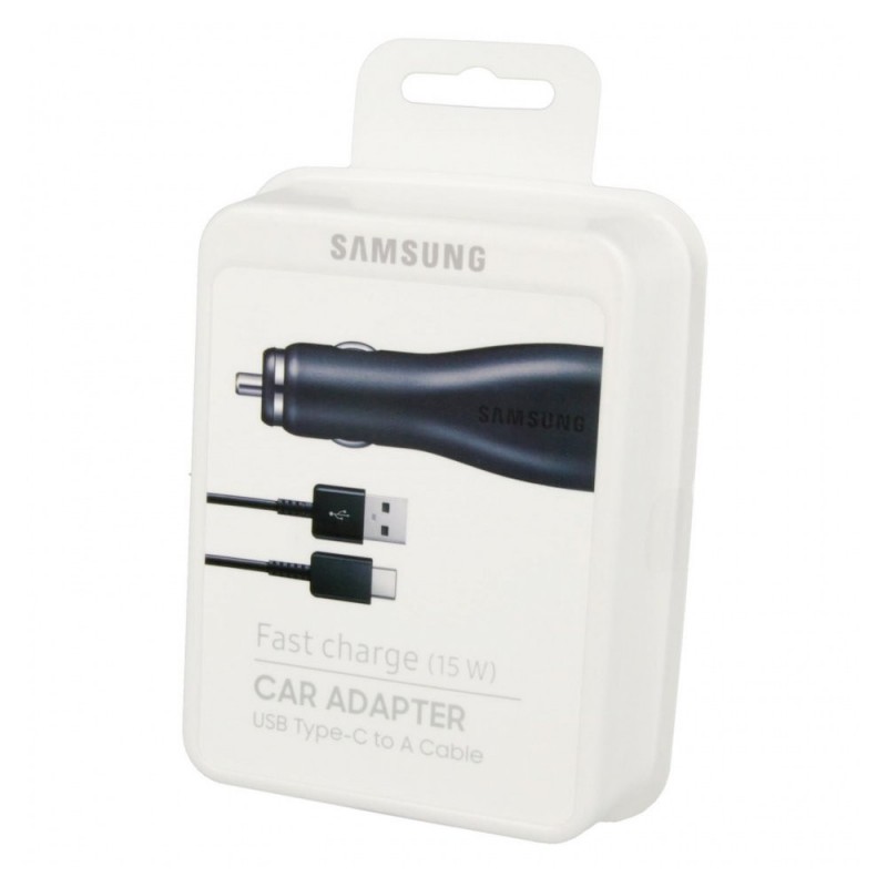 Samsung Car Adapter Fast + Type-C Nero