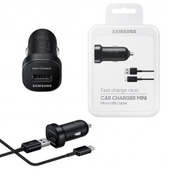 Product image Samsung Car Charger Mini Fast + Micro Usb Black