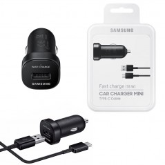 Product image Samsung Car Charger Mini Fast + Type-C Black