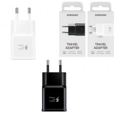 Foto di Samsung Caricabatteria 15W Fast Charge EP-TA20E Travel Adapter Nero e Bianco | Blister - Samsung