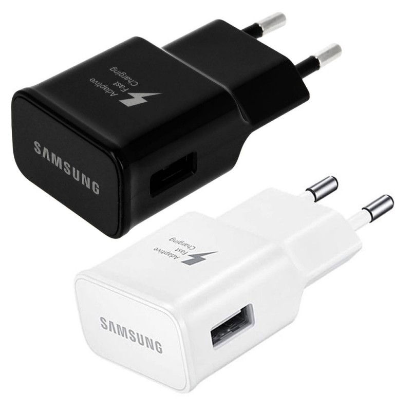 Samsung EP-TA20E 15W Fast Charge Travel Adapter Black and White | Bulk