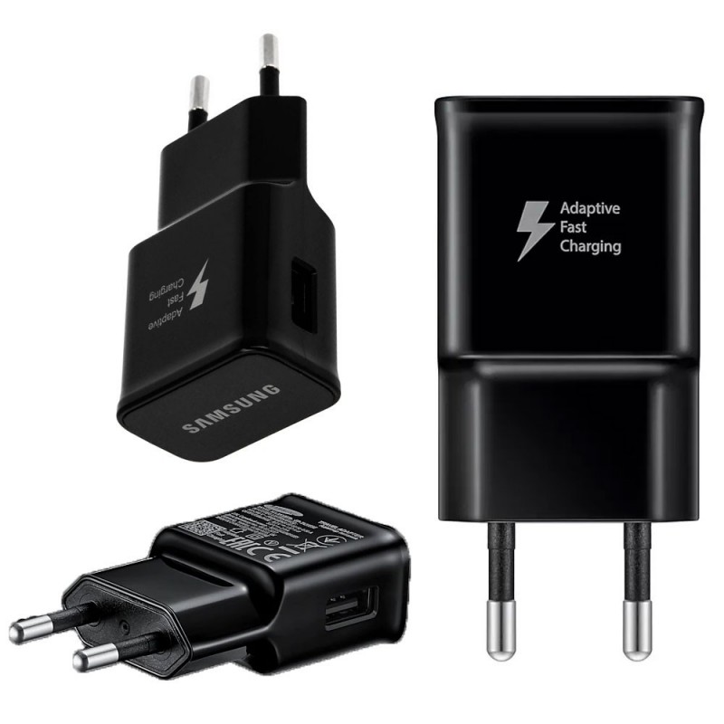 Samsung Caricabatteria 15W Fast Charge EP-TA20E Travel Adapter Nero e Bianco | Bulk