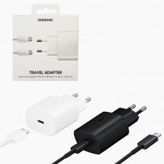 Immagine prodotto Samsung CaricaBatterie Supercharge 45W Type-C + Cavo EP-TA845X Blister | Nero e Bianco
