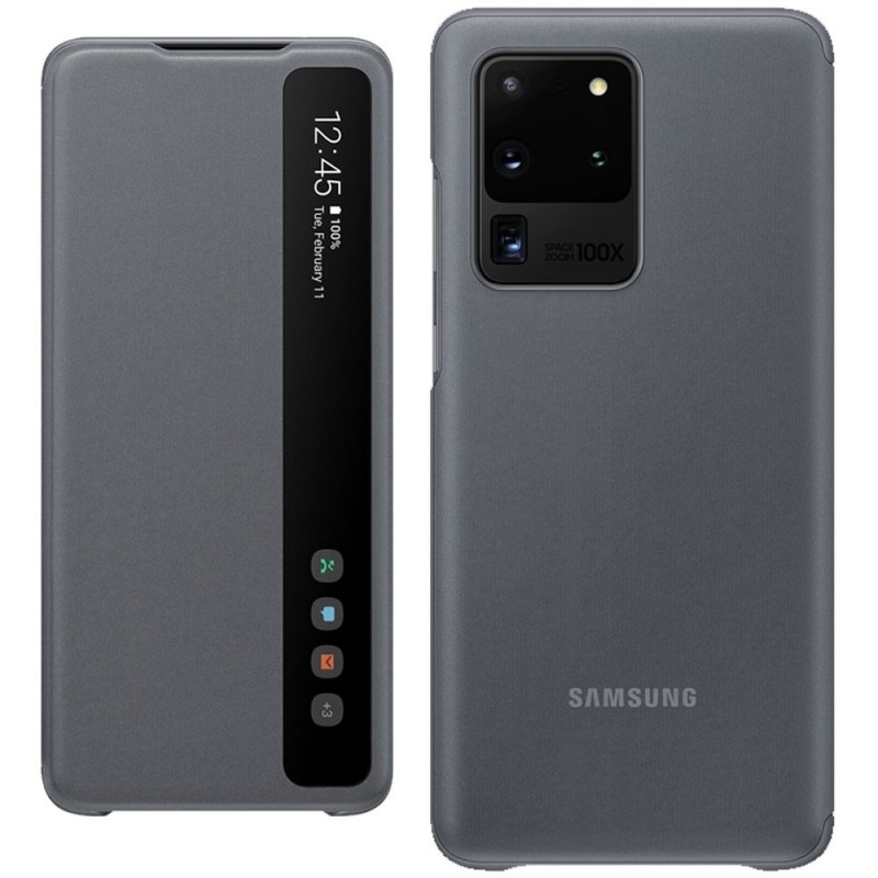 Samsung Clear View Cover EF-ZG988C per Galaxy S20 ULTRA Samsung Clear View Cover EF-ZG988C per Galaxy S20 ULTRA