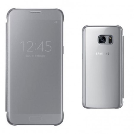 Buy Samsung Clear View EF-ZG930CS for Galaxy S7 G930F Silver online