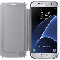 Foto di Samsung Clear View EF-ZG930CS per Galaxy S7 G930F Silver - Samsung