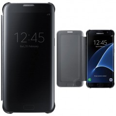 Samsung Clear View EF-ZG935CB per S7 Edge G935F Nero