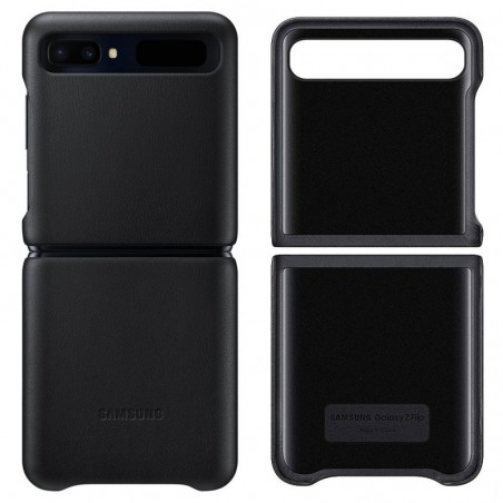 Foto di Samsung Leather Cover EF-VF700L Per Galaxy Z F700 - Samsung