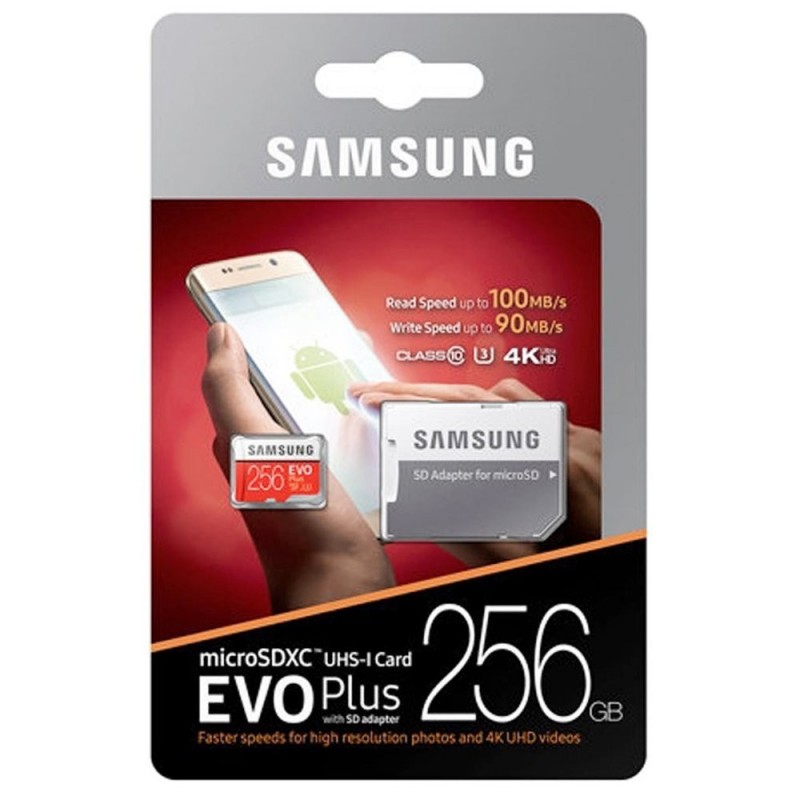 Samsung MicroSDXC 256GB MB-MC256GA/EU EVOPLUS Class 10 + SD Adapter