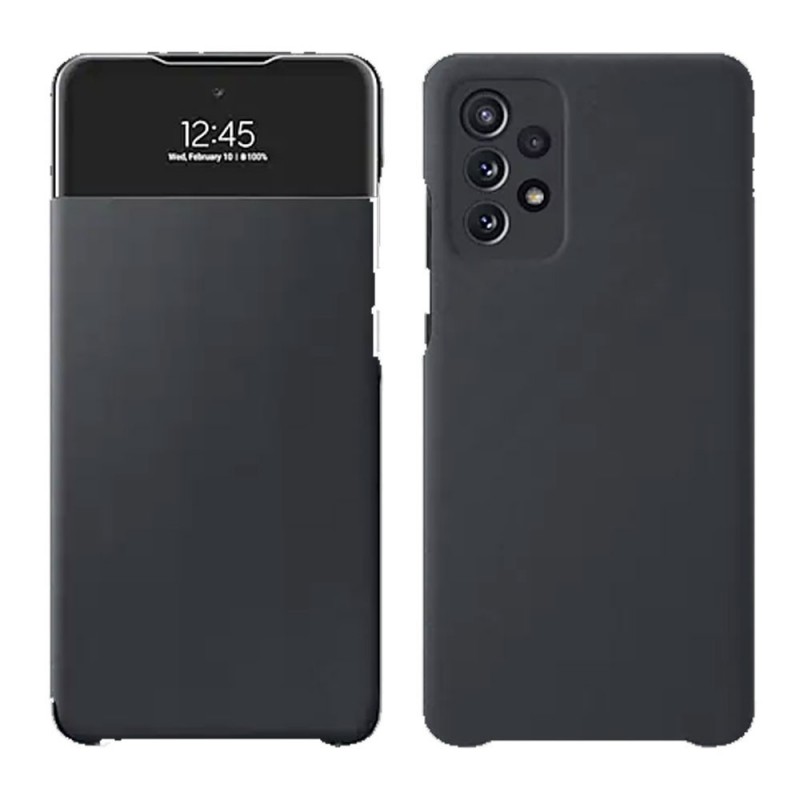 Samsung S View Wallet Cover EF-EA325P Per Galaxy A32 A325F | Bianco e Nero Samsung S View Wallet Cover EF-EA325P Per Galaxy A32 A325F | Bianco e Nero