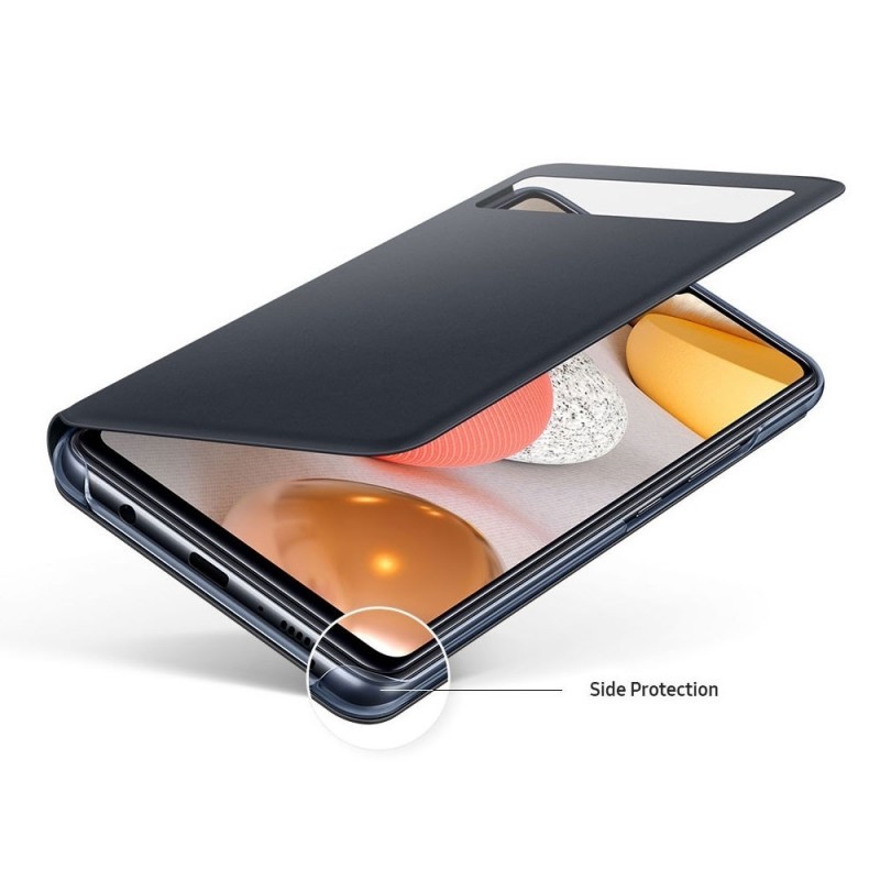 Samsung S View Wallet Cover EF-EA426P For Galaxy A42 5G A426B | Black and White