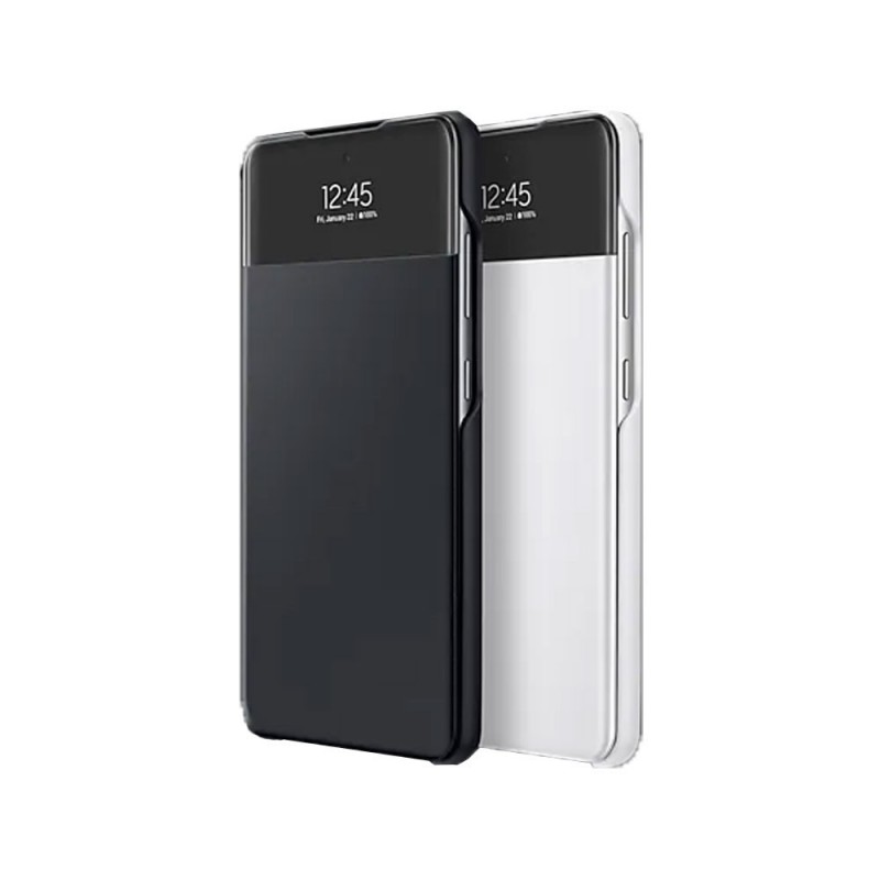 Samsung S View Wallet Cover EF-EA525P For Galaxy A52 A525F - A52 5G A526 | Black and White
