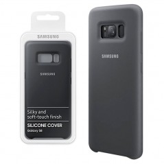 Foto di Samsung SilIcone Cover EF-PG955TS Per Galaxy S8+ Silver/Grey - Samsung