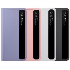 Discover Samsung Smart Clear View Cover EF-ZG991C Case for Galaxy S21 SM-G991 details