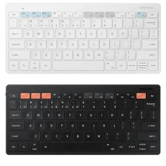 Scopri Samsung Smart Keyboard Trio 500 EJ-B3400BBEGIT Tastiera Bluetooth QWERTY | Nero e Bianco in dettaglio
