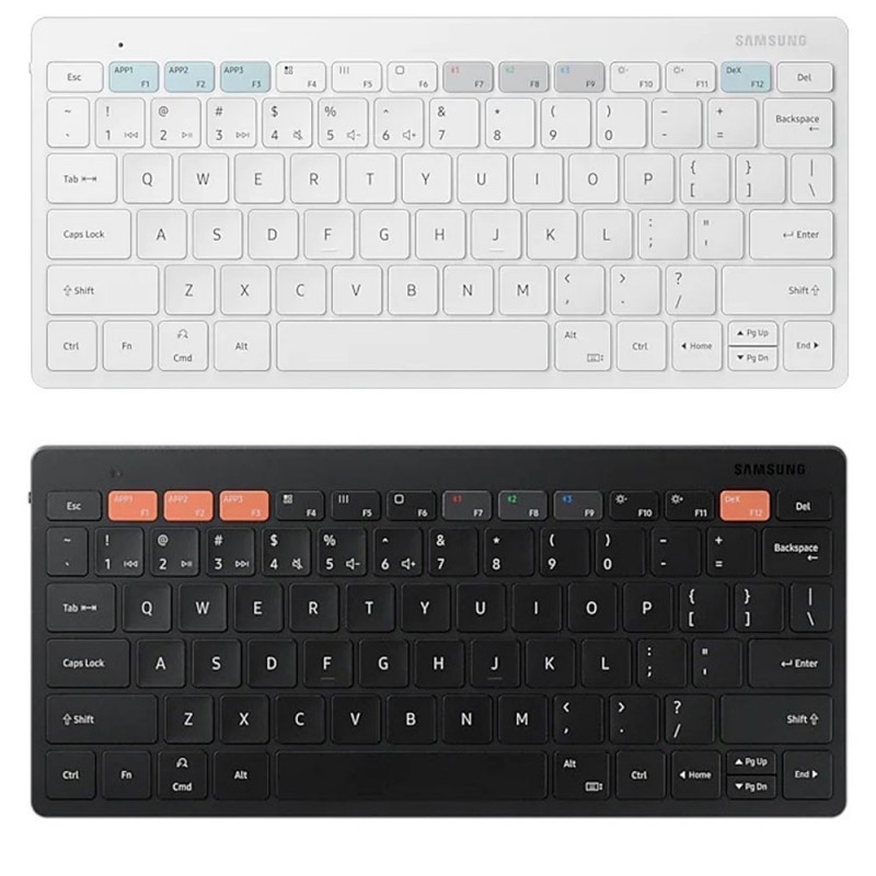 Samsung Smart Keyboard Trio 500 EJ-B3400BBEGIT Tastiera Bluetooth QWERTY | Nero e Bianco