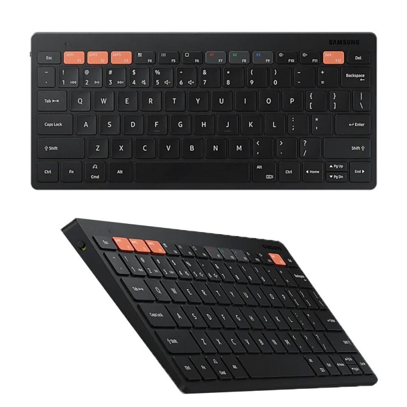 Samsung Smart Keyboard Trio 500 EJ-B3400BBEGIT Tastiera Bluetooth QWERTY | Nero e Bianco