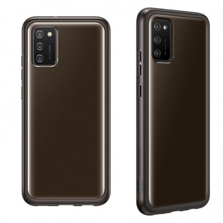 Acquista Samsung Soft Clear Cover EF-QA026TBE Per Galaxy A02S A025 | Nero in vendita