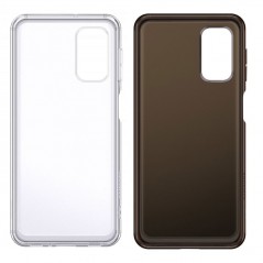 Discover Samsung Soft Clear Cover EF-QA326T for Galaxy A32 5G A326B | Black - Transparent details
