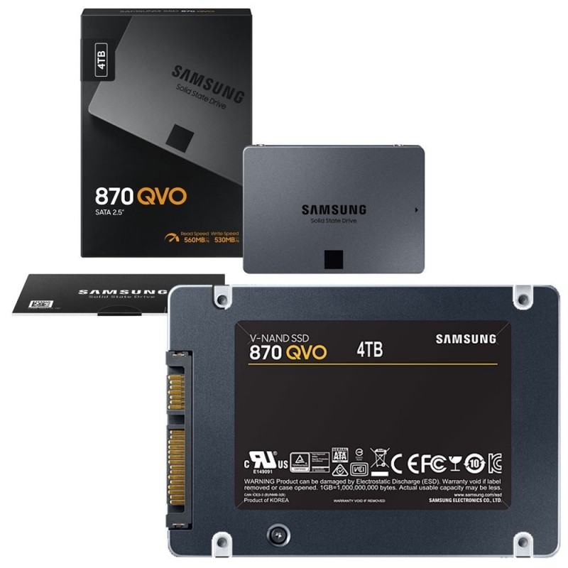 Samsung SSD 870 QVO Memoria da 4TB SATA 2.5"