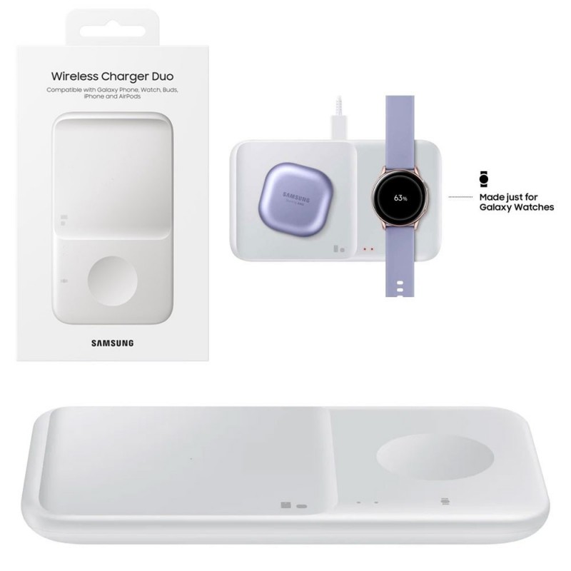 Samsung Wireless Charger DUO EP-P4300B | Black and White