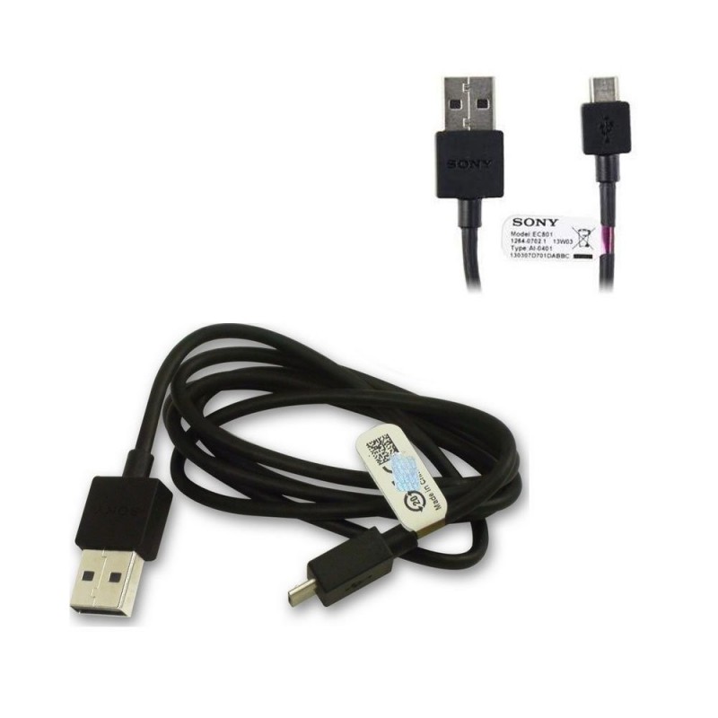 Sony EC-801 MicroUSB Data Cable Black