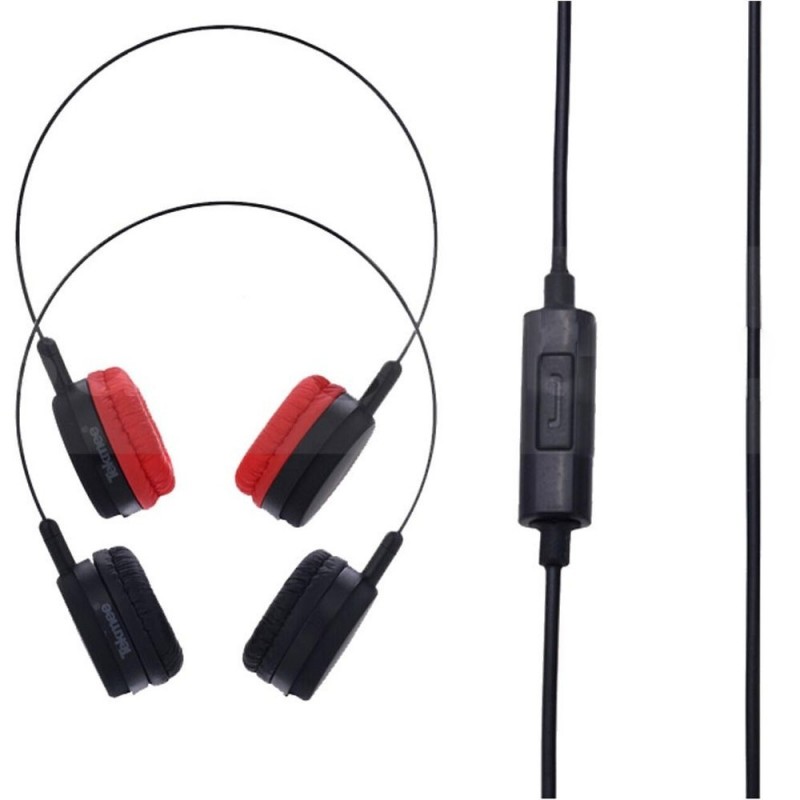 TEKMEE Mini Stereo Headphones with Mic and HD Sound