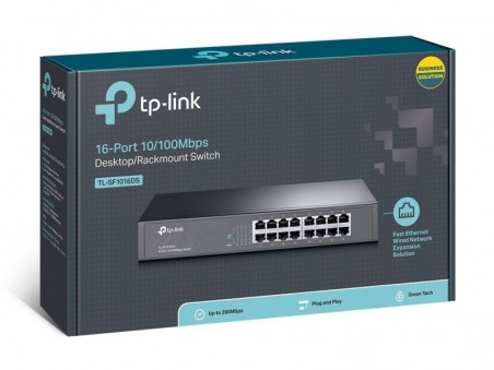 Discover TP-Link Network switch TL-SF1016DS 16 ports details