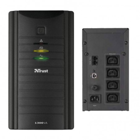 Trust Management UPS Oxxtron 1300VA Uninterruptible Power Supply