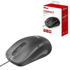 Photo of Trust Mouse Compact IVERO Gray / Black - Trust