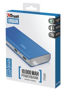 Photo of Trust Primo Powerbank 10,000 mAh - Blue - Trust