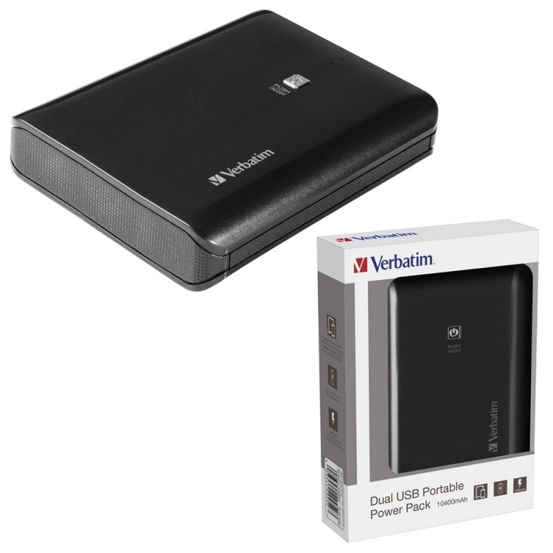 Verbatim PowerPack portatile da 10400 mAh Dual Usb