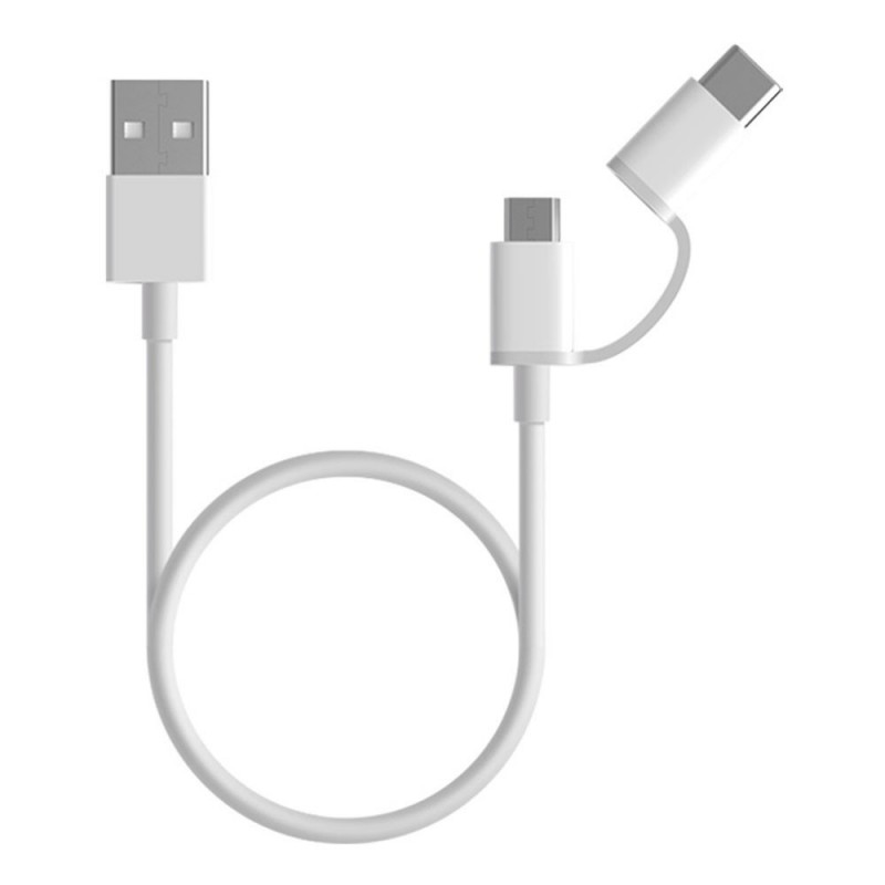 Xiaomi 2-in-1 Micro-USB and Type-C Data Cable, 1m Xiaomi 2-in-1 Micro-USB and Type-C Data Cable, 1m